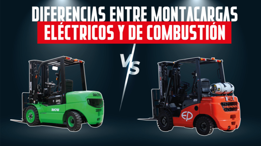 diferencias entre montacargas eléctrico y de combustión