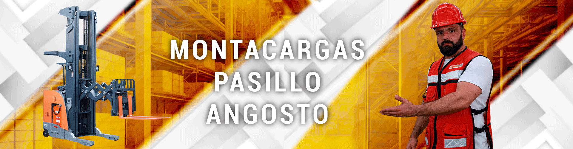 montacargas para pasillo angosto